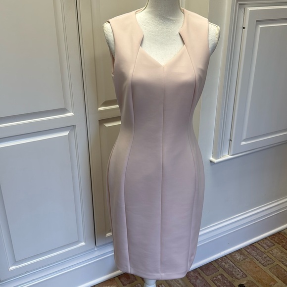 Calvin Klein suba sheath dress, size 10, super cute on, worn once - Picture 1 of 5